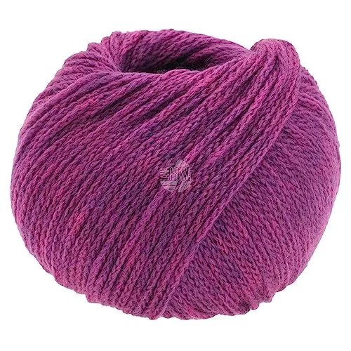 LANA GROSSA Cool Merino | Leichtes Kettengarn aus klassischer Merinowolle | Handstrickgarn aus 90% Schurwolle (Merino) & 10% Polyamid | 50g Wolle zum Stricken & Häkeln | 150m Garn FB 2