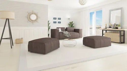 S-Style Polsterhocker Renne aus Cord – Bequemer Sitzkomfort - Eleganter Polsterhocker aus hochwertigem Cord-Stoff mit Wellenfederung. Ideal als Fußstütze oder Ergänzung zum Sofa, bietet er Komfort und Robustheit für entspannte Stunden.