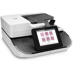 HP Digital Sender Flow 8500fn2 Workstation - A4-Dokumentenscanner für den professionellen Einsatz, optimiert Ihren Dokumentenworkflow mit einem großen Farb-Touchdisplay und modernen Sicherheitsfeatures.