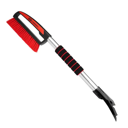 Heyner Premium Eiskratzer mit Besen und breiter Klinge - Klein-Utensilien – Der Heyner SnowStar Robust PRO bietet eine langlebige Konstruktion und effiziente Schneeräumung für müheloses Autofahren im Winter.