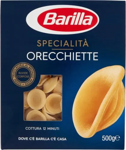 Barilla Specialità Orecchiette Pugliesi 500 g - Italienische Orecchiette-Nudeln, ideal für authentische Pasta-Gerichte und perfekt zum Aufnehmen von Saucen.