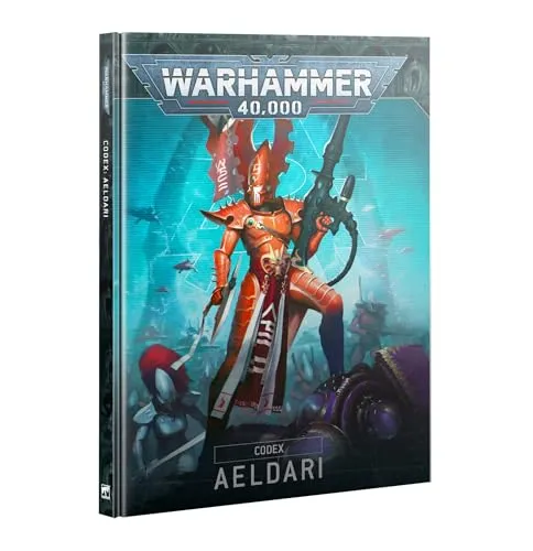 Games Workshop Warhammer 40k Aeldari Codex 10th Edition - Spielzeugfiguren – Detaillierter Codex für Aeldari, ideal für strategische Spielzüge und das Erleben des Warhammer 40k Universums.