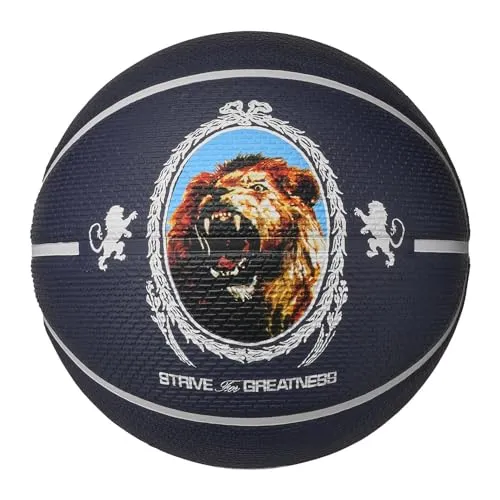 Nike Playground 8P 2.0 L James Deflated Basketball aus Gummi in der Farbe Ocean Purple Ink/Phantom/Black/Phantom, Größe: 7, N.100.4372.506.07