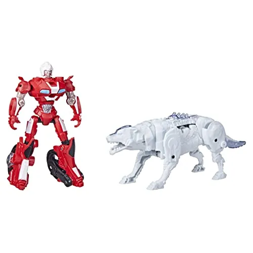 Transformers: Aufstieg der Bestien, Beast Alliance, Beast Combiner 2er-Pack Arcee Spielzeug zum Film, ab 6, 12,5 cm