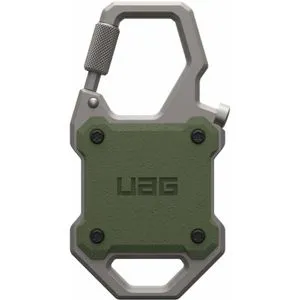 Monarch AirTag Carabiner olive drab - Robuster Carabiner für AirTag, ideal für Outdoor-Aktivitäten und sicheres Tracking Ihrer Wertsachen.
