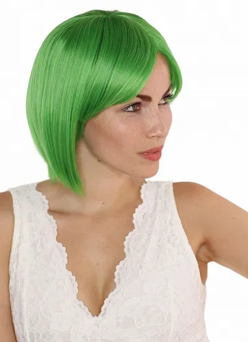 Prettyland Damen hell-grün Damen Herren kurz BOB glatt Perücke Manga Anime C398
