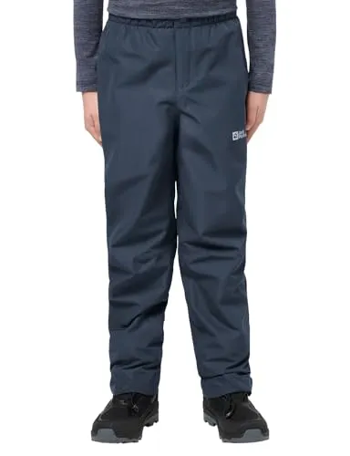 Jack Wolfskin SNOWY DAYS PANTS K blau 140 - Wintersport-Bekleidung, atmungsaktive und wasserdichte Outdoorhose für Kinder, ideal für kalte Tage im Freien.