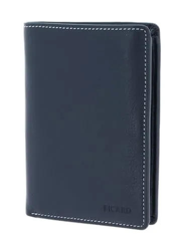 Picard Herren Portemonnaie Diego aus Rindsleder in blau von Picard