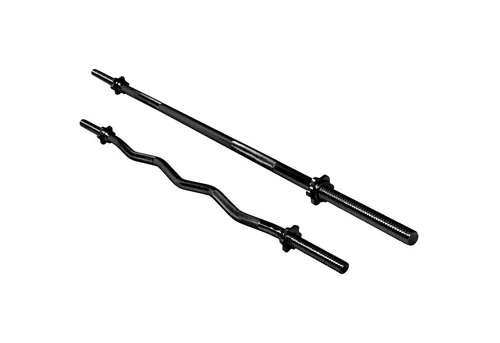 GORILLA SPORTS Langhantel Hantelstangen Set, inkl. Langhantelstange 170cm, SZ Curlstange 120cm