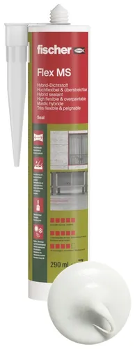 Fischer Deutschl. Flex MS 290 weiß 558830 Dichtstoffe Flex