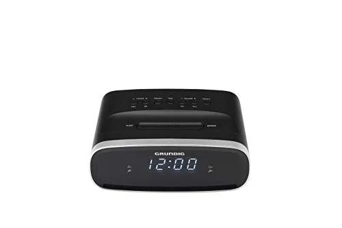 GRUNDIG Sonoclock 1000 Radio-Uhr - UKW Radio mit AM/FM Tuner, beleuchtetem Display und praktischer Snooze-Funktion für entspanntes Einschlafen und Aufwachen.
