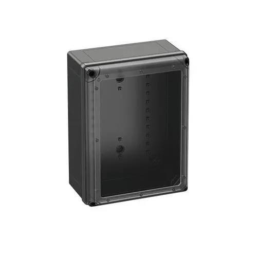 Spelsberg GEOS-L 3040-18-to/sw Leergehäuse - Sonstige Elektroinstallationsartikel, robustes Gehäuse aus glasfaserverstärktem Polycarbonat, ideal für raue Umgebungen und ungeschützten Außenbereich.
