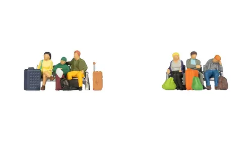 Noch H0 15213 Sitzende Reisende