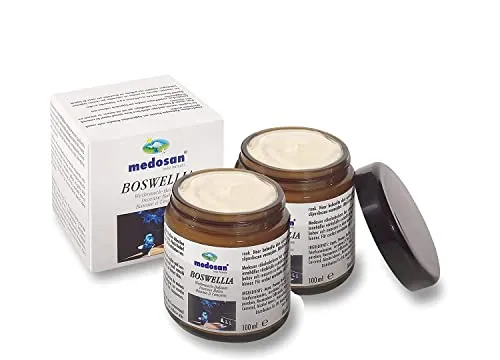 MEDOSAN 2er-Sparset | Weihrauch-Balsam für Gelenkschmerzen - Rezeptfreie Medikamente zur Linderung von Gelenkschmerzen und Steifheit, pflegt die Haut mit hochwertigem Weihrauchharz aus der Ayurveda-Medizin.