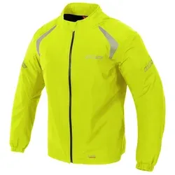 Büse Breeze Regenjacke - Neon-Gelb - M - Funktionsjacke, wasser- und winddicht mit 10.000 mm Wassersäule, ideal für Outdoor-Aktivitäten bei jedem Wetter.