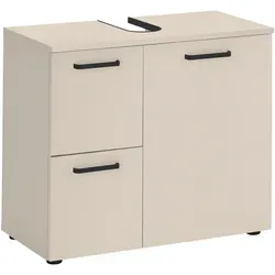 Mid.you Waschbeckenunterschrank in Kaschmir in beige von BASIC by Balculina