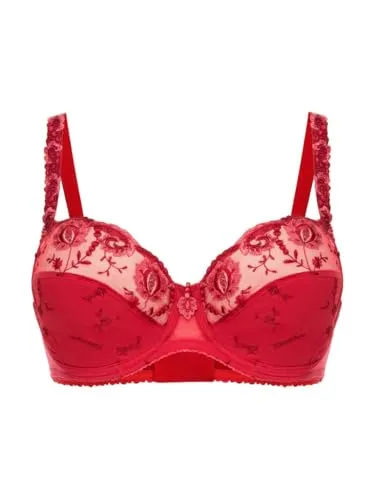 Conturelle Bügel-BH 80505 Provence Tango Red 85F - Funktionsunterwäsche mit akzentuierter Formung, elastischen Außenträgern und perfekter Passform durch dreiteiliges Cup für optimalen Tragekomfort.
