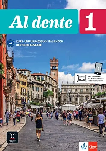 Al dente 1 A1: Deutsche Ausgabe - Kurs- und Übungsbuch mit Multimedia - Lehrbuch für Italienisch mit integrierten Audios und Videos für interaktives Lernen und praxisnahe Übungen.