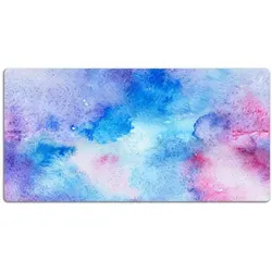 ArtPrintCave Schreibtischunterlage Blau 120x60 cm - Vielseitige Schreibtischunterlage aus robustem Vinyl, ideal für Büro und Home-Office. Schützt vor Kratzern und Feuchtigkeit, leicht zu reinigen und mit dekorativem Design.