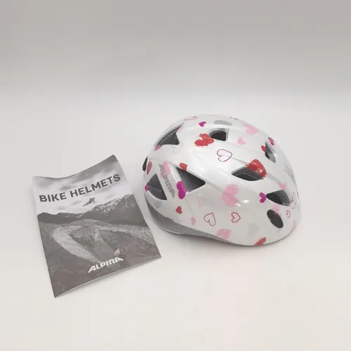 ALPINA XIMO Fahrradhelm mit LED-Licht in weiß von Alpina