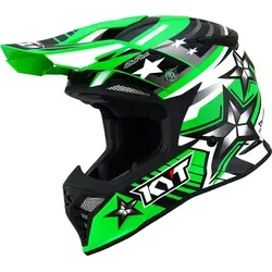 KYT Skyhawk Ardor Motocross Helm, grün, Größe S für Männer in grün von KYT