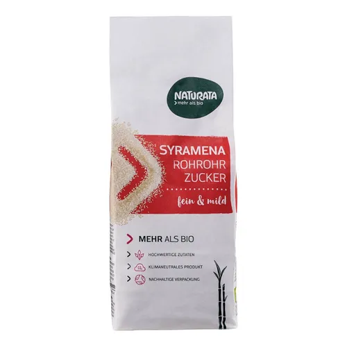 Syramena Rohrohrzucker - fein & mild 500g | NATURATA