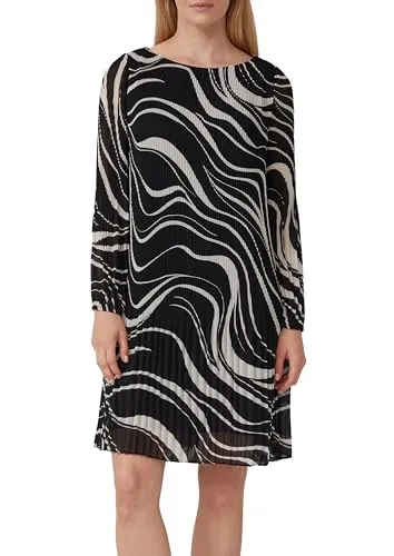 s.Oliver Black Label Damen Plissee-Kleid 2167247 von s.Oliver