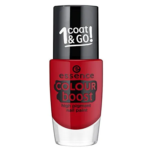 essence Colour Boost High Pigment Nagellack rot 4 - instant love, 9 ml