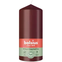 Bolsius: Stumpenkerze 130/68mm - Samtrot (6 Stück) von Bolsius