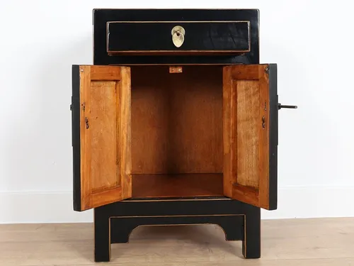 Yajutang Chinesische Kommode Nachtschrank aus massivem Holz von Yajutang
