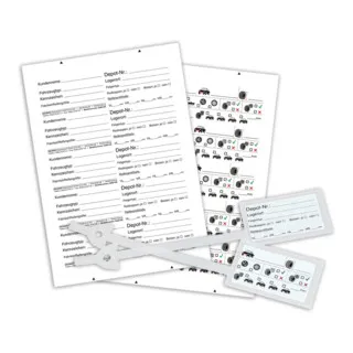 Eichner Rad-Reifenanhänger, 100 Stück