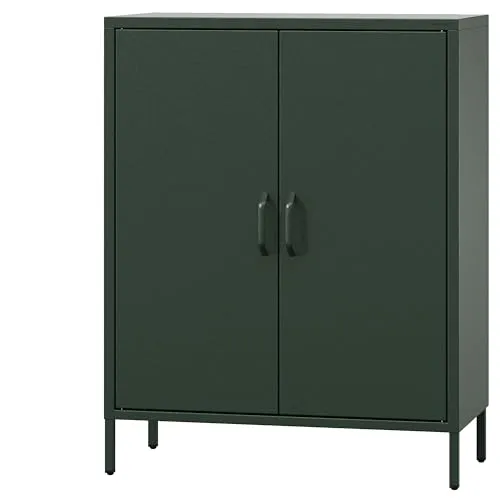 Jan Nowak Sideboard aus Metall - Glitzernde Kommode mit Doppeltür | VITO - Kommoden & Sideboards mit einzigartigem Kunstwerk-Effekt und verstellbaren Einlegeböden für individuelle Anpassung. Perfekt für moderne und glamouröse Einrichtungen.