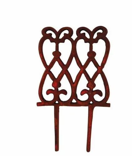 *Beetzaun /Einfassung Beetumrandung Wegkante Blumenkastengitter Metall Guss PS07