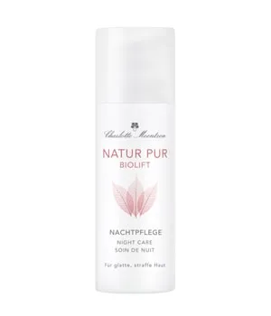 Charlotte-Meentzen Natur-Pur-Biolift Nachtpflege 50 ml - Reichhaltige Nachtpflege für normale Haut, regt die Kollagensynthese an und sorgt für eine revitalisierte, straffere Haut am Morgen. Pure Naturkosmetik ohne schädliche Zusatzstoffe.