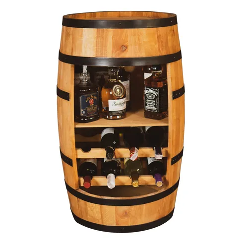 Weinfass, Weinregale, Fassbar 80cm Eiche