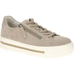 Gabor 86.498 Damenschuhe - Sportliche Sneaker in Grau - Stylische Damenschuhe von Gabor mit herausnehmbarem Fußbett und flexibler Laufsohle. Ideal für den Alltag, bieten sie Komfort und modischen Look.