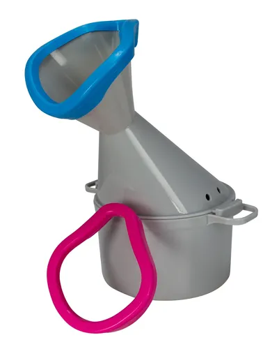 Inhalator Premium mit Soft Aufsätzen, grau - Manuelle Inhalatoren mit zwei ergonomischen Soft-Aufsätzen für komfortable Anwendung – ideal für die ganze Familie und hygienisch durch spülmaschinengeeignete Teile.