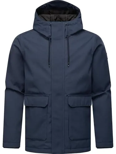 Ragwear Winterjacke Mr Them - Stylische Herren Outdoorjacke mit großer Kapuze - Funktionsjacken, pflegeleicht und wasserdicht mit 11000 mm Wassersäule, ideal für Outdoor-Aktivitäten in der kalten Jahreszeit.