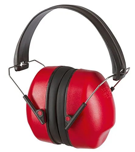 Kerbl 34492 Gehörschutz, klappbar, Dämmwert 31 dB, Rot