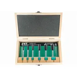 HW-Nutfräser Satz 6 tlg. lange Ausführung