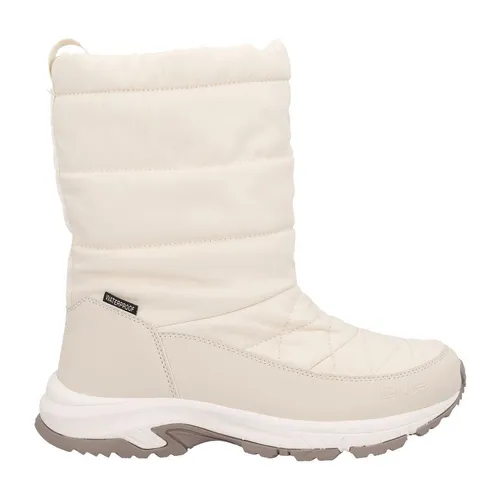 CMP Yakka WMN Snow Boot WP crema (A245) 40 - Wanderschuhe für Damen mit wasserfester CLIMAPROTECT-Membran, warmem Kunstfellfutter und rutschfester Gummisohle. Ideal für Schneeschuhwanderungen und winterliche Outdoor-Abenteuer.