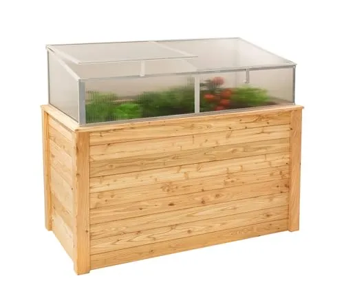 WESTMANN Hochbeet Klassik Plus 170 mit Frühbeetaufsatz von Westmann