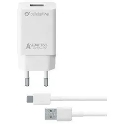 Adaptive Fast Charger USB-Type-C Kit 15W, designed for Samsung, weiß ( - Weiß