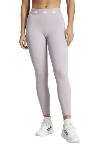 adidas Damen Techfit 7/8 Leggings - Preloved Fig, M - Trainingsbekleidung mit AEROREADY Technologie für optimale Feuchtigkeitsregulierung; die Kompressionspassform unterstützt deine Muskelkraft.