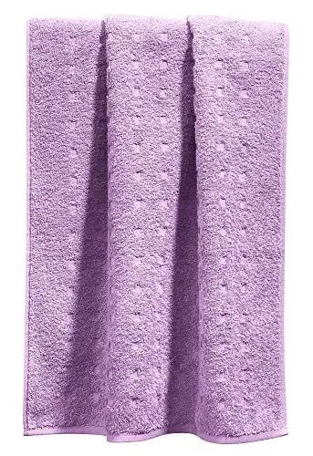 Möve Duschtuch Quadretti Walk-Frottier Viola Größe 67x140 cm