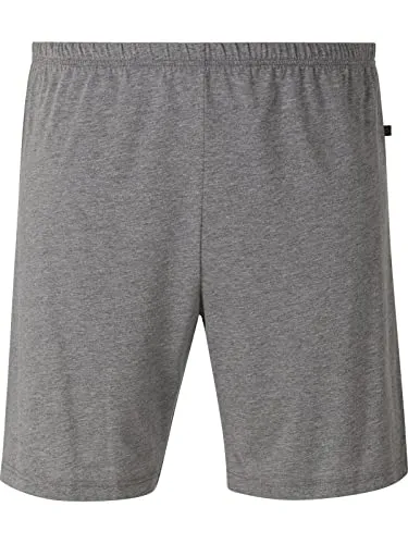 Charles Colby Herren Kurze Schlafhose Lord Mycroft hellgrau, 3XL (XXXL) - Schlafanzughosen für Herren, komfortable Pyjama-Shorts in Übergrößen, mit Gummizugbund für perfekten Sitz und aus atmungsaktiver Baumwolle für angenehme Nächte.