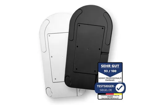 Kenny Professional 2 in 1 Profi-Gleitbrett 'Raumgleiter' - Schwarz - Reiben & Küchenreiben, schützt die empfindliche Waage der Cooking Chef XL und bietet ein integriertes Kabelstaufach für Ordnung in der Küche.