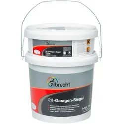 Albrecht 2K-Garagen-Siegel 5 kg RAL 7030 steingrau - Epoxidharz für langlebige Garagenbeschichtungen - Dichtungs- & Imprägniermittel mit hoher Strapazierfähigkeit, ideal für eine langlebige und widerstandsfähige Garagenbeschichtung.