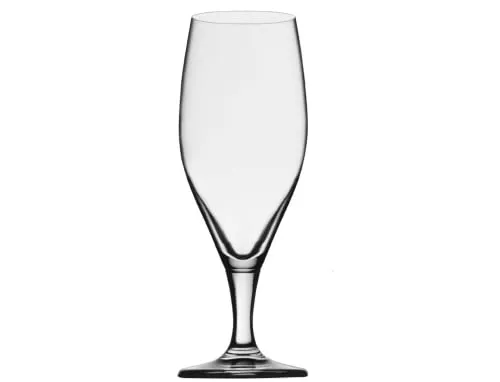 Stölzle Lausitz Biergläser Iserlohn 6er Set - Biergläser Set aus hochwertigem Kristallglas, spülmaschinenfest und bruchresistent. Ideal für stilvolle Feiern mit einer klassischen Tulpenglasform für perfekte Schaumkrone.