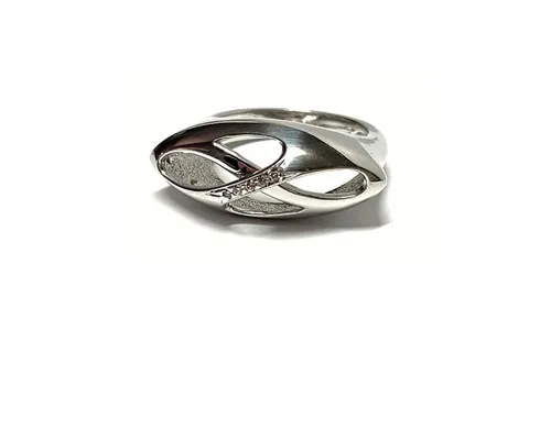 Edelschmiede925 Silberring Silberring 925 rhod mit Zirkonias glänzend edel modern #54